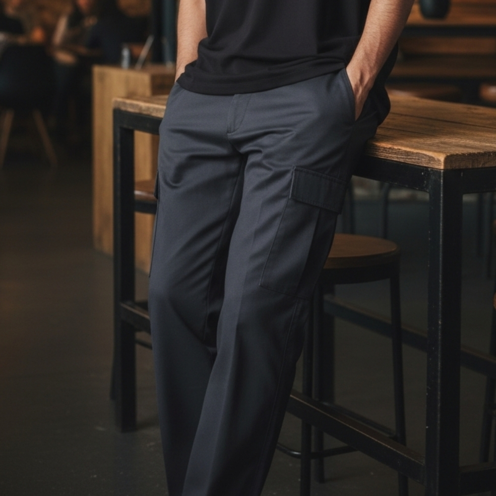 🦜 2/$10 NWT Direct Gray Many Pockets Pants. Sz.44R.